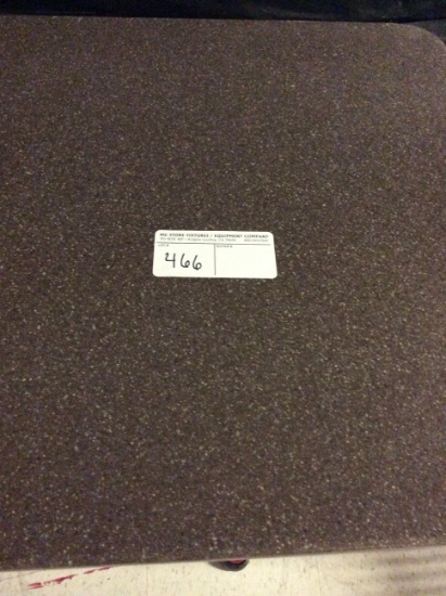 2' brown square table