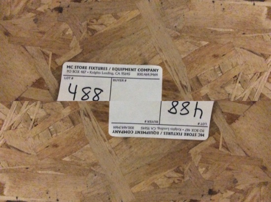 1 lot various Anthony glass doors