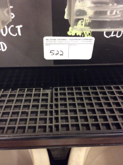 2 rolling bulk food displays