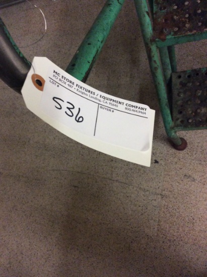 5 step ladder cart green