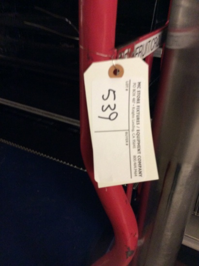 2 deck 6 wheel stocking cart