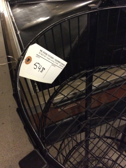 3 bin merchandiser black