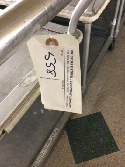 2 deck stocking cart aluminum