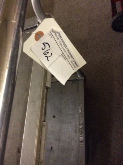 2 aluminum stocking carts
