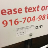Pole sign holder