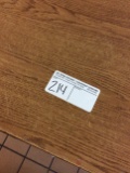 4' brown desk