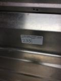 5' 1 hole 1 drainboard sink with sprayer