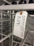 Aluminium rolling meat tray cart