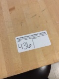 3' square wood table