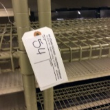 4' metro rack gold
