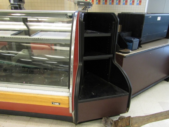 3 SHELF WOOD CUSTOMER SELF SERVE COUNTER