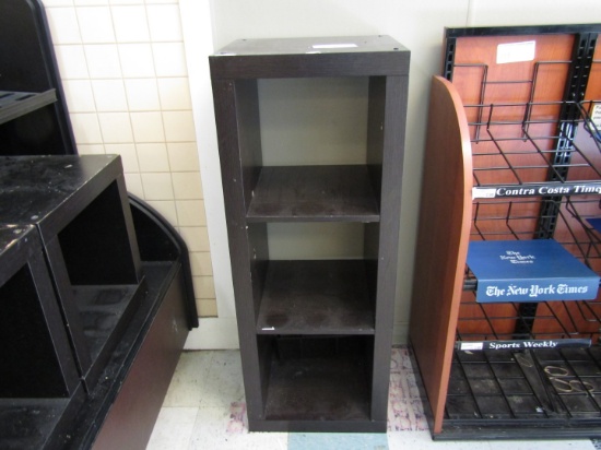 3'.5" WOOD DISPLAY SHELF