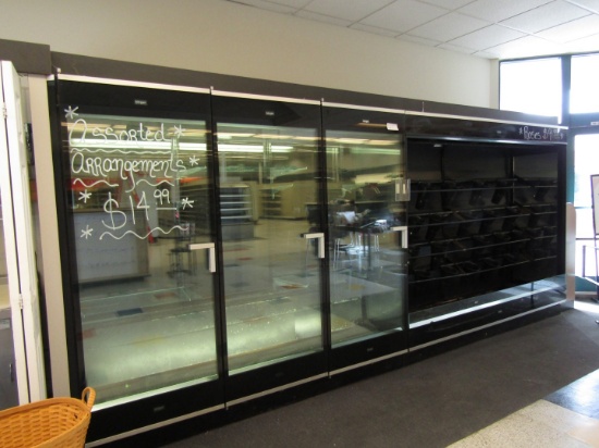 16' BORGEN 3 GLASS DOOR FLORAL CENTER
