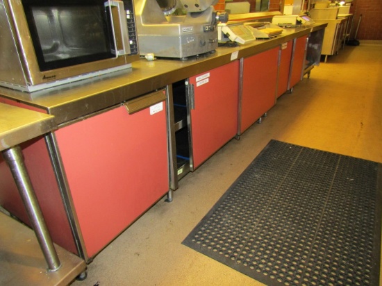 8' SS DELI BACK SERVICE COUNTER