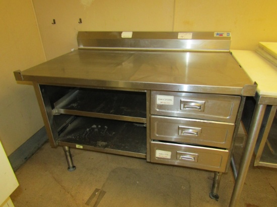 5' SS STORAGE COUNTER