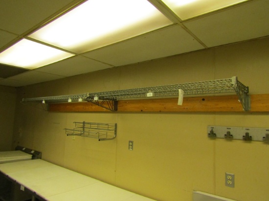 10' CHROME OVERHEAD STORAGE RACK