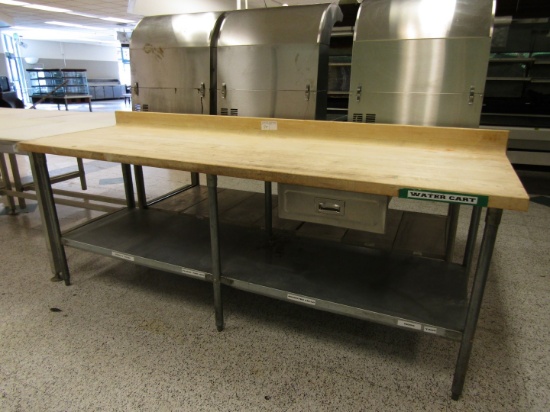 8' MAPLE TOP TABLE