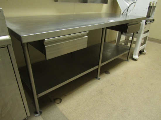 7' SS BAKERY TABLE