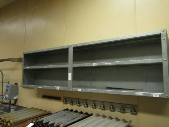 8' BAKERY INGREDIENT WALL SHELF