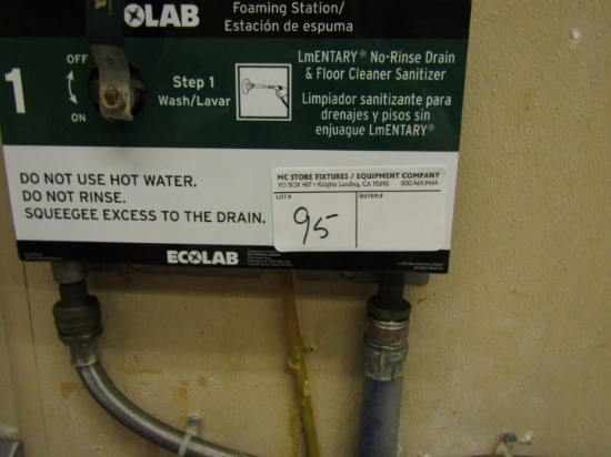 ECOLAB FOAMING CLEANING SYSTEM