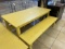 6'x2' Yellow Picnic Table with Benches