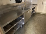 12' SS Counter with Sink