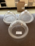 3 Circular Sample Containers