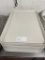 1 lot white plastic trays