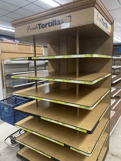 Tortilla display rack