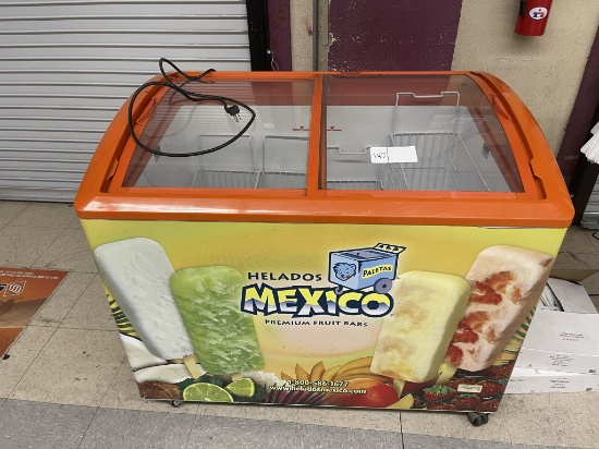 Sliding top freezer s/c