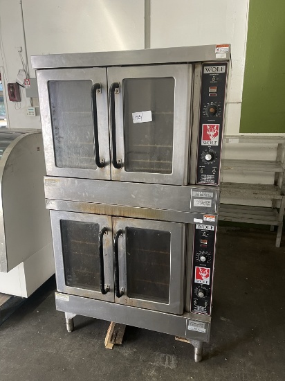 Wolf double oven