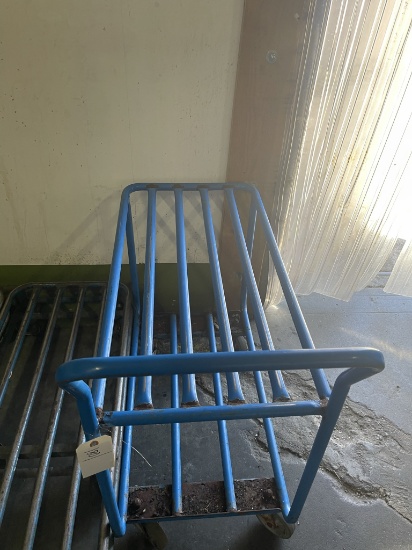 2 deck stoking cart blue