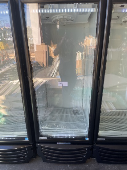Single glass door cooler s/c