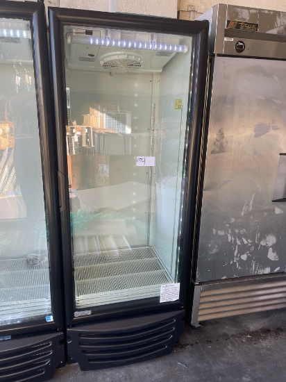 Single glass door cooler s/c