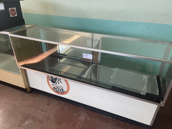 6' glass display counter