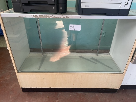 4' glass display counter