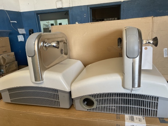 Halsey taylor NEW double drinking fountain with cooler