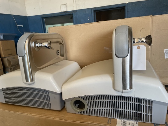 Halsey taylor NEW double drinking fountain with cooler