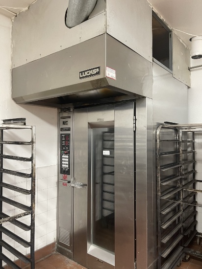 Lucks gas single rack oven