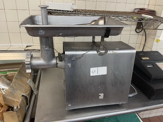 Univex electric meat grinder countertop