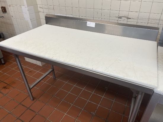 4' poly top table
