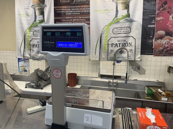 Cas electronic counter scales with printer