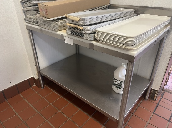 4' poly top table