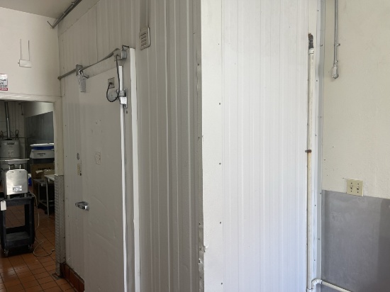 4' x 8' x 9' meat walk-in with coil
