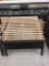 4' WOOD ROLLING PRODUCE DISPLAY STAND