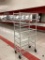 ALUMINUM ROLLING MEAT CART
