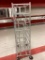 ALUMINUM ROLLING MEAT CART