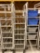 ALUMINUM ROLLING MEAT CART WITH MEAT TUBS