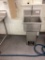 HAND SINK WITH FOOT PEDALS