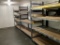 1 LOT METAL SHELVING WITH PANEL SHELVES